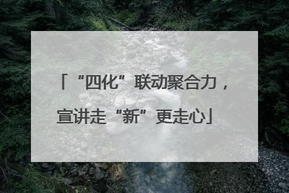 “四化”联动聚合力，宣讲走“新”更走心