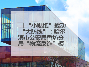 “小贴纸”撬动“大防线”：哈尔滨市公安局香坊分局“物流反诈”模式守护群众“钱袋子”