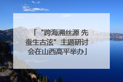 “跨海溯丝源 先蚕生古泫”主题研讨会在山西高平举办