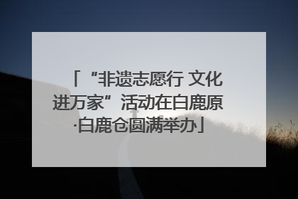“非遗志愿行 文化进万家”活动在白鹿原·白鹿仓圆满举办