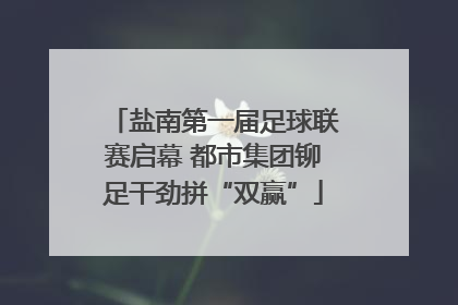 盐南第一届足球联赛启幕 都市集团铆足干劲拼“双赢”