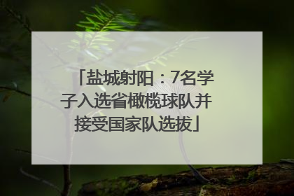 盐城射阳：7名学子入选省橄榄球队并接受国家队选拔