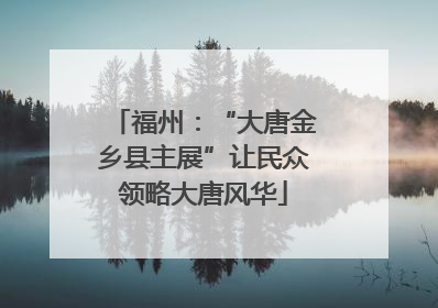 福州：“大唐金乡县主展”让民众领略大唐风华