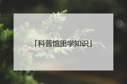 科普馆里学知识