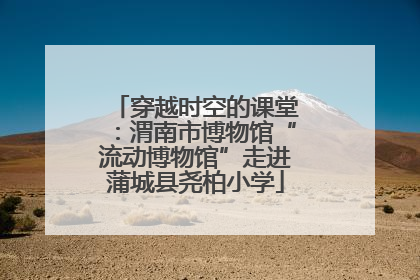 穿越时空的课堂：渭南市博物馆“流动博物馆”走进蒲城县尧柏小学