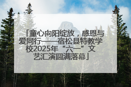 童心向阳绽放，感恩与爱同行——宿松县特教学校2025年“六一”文艺汇演圆满落幕