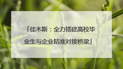 佳木斯：全力搭建高校毕业生与企业精准对接桥梁