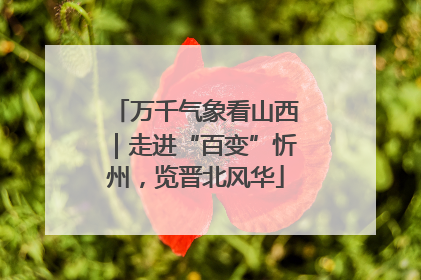 万千气象看山西｜走进“百变”忻州，览晋北风华