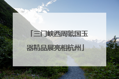 三门峡西周虢国玉器精品展亮相杭州