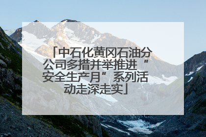 中石化黄冈石油分公司多措并举推进“安全生产月”系列活动走深走实