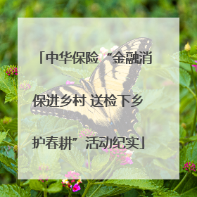 中华保险“金融消保进乡村 送检下乡护春耕”活动纪实