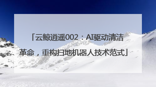 云鲸逍遥002：AI驱动清洁革命，重构扫地机器人技术范式