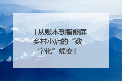 从账本到智能屏 乡村小店的“数字化”蝶变