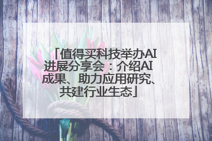 值得买科技举办AI进展分享会：介绍AI成果、助力应用研究、共建行业生态