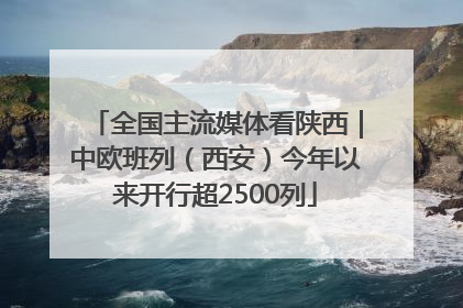 全国主流媒体看陕西｜中欧班列（西安）今年以来开行超2500列
