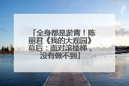全身都是淤青！陈丽君《我的大观园》幕后：面对滚楼梯，没有做不到