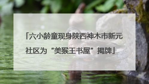 六小龄童现身陕西神木市新元社区为“美猴王书屋”揭牌