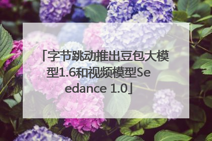 字节跳动推出豆包大模型1.6和视频模型Seedance 1.0