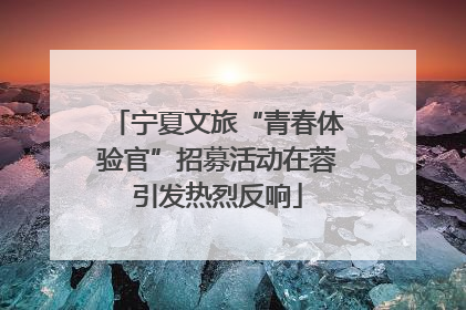 宁夏文旅“青春体验官”招募活动在蓉引发热烈反响