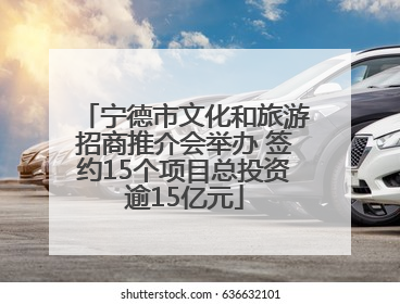 宁德市文化和旅游招商推介会举办 签约15个项目总投资逾15亿元