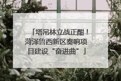 塔吊林立战正酣！菏泽鲁西新区奏响项目建设“奋进曲”