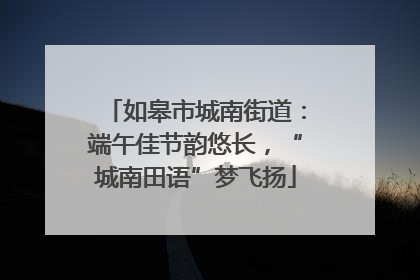 如皋市城南街道：端午佳节韵悠长，“城南田语”梦飞扬