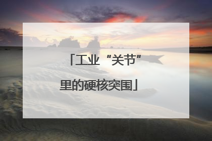 工业“关节”里的硬核突围
