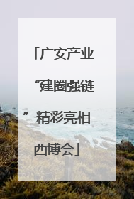 广安产业“建圈强链”精彩亮相西博会