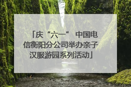 庆“六一” 中国电信衡阳分公司举办亲子汉服游园系列活动