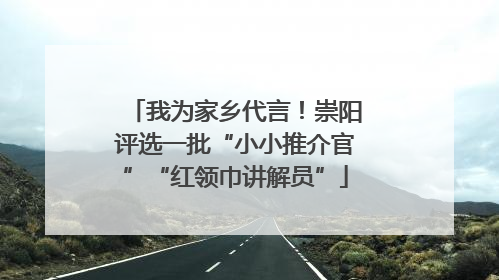 我为家乡代言！崇阳评选一批“小小推介官”“红领巾讲解员”