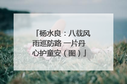 杨水良：八载风雨巡防路 一片丹心护童安（图）