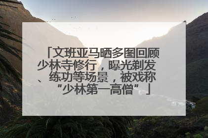 文班亚马晒多图回顾少林寺修行，曝光剃发、练功等场景，被戏称“少林第一高僧”