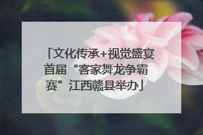 文化传承+视觉盛宴 首届“客家舞龙争霸赛”江西赣县举办