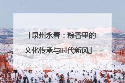 泉州永春：粽香里的文化传承与时代新风