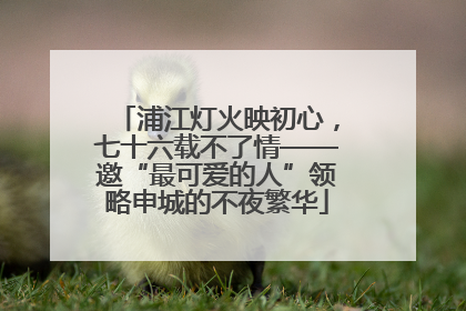 浦江灯火映初心，七十六载不了情——邀“最可爱的人”领略申城的不夜繁华