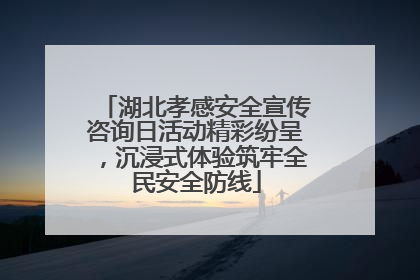 湖北孝感安全宣传咨询日活动精彩纷呈，沉浸式体验筑牢全民安全防线