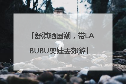 舒淇晒国潮，带LABUBU哭娃去郊游