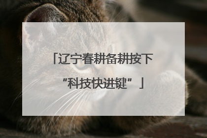 辽宁春耕备耕按下“科技快进键”