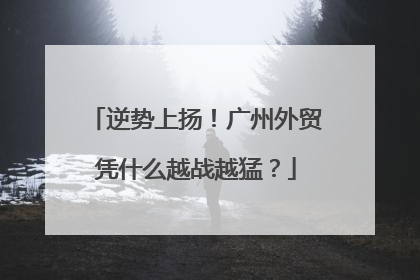 逆势上扬！广州外贸凭什么越战越猛？
