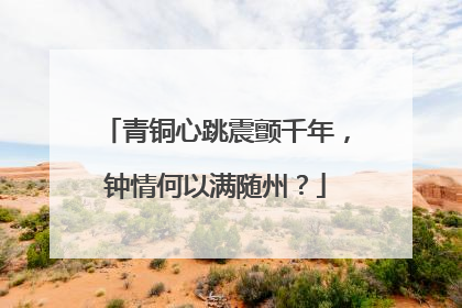 青铜心跳震颤千年，钟情何以满随州？