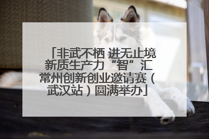 非武不栖 进无止境 新质生产力“智”汇常州创新创业邀请赛（武汉站）圆满举办