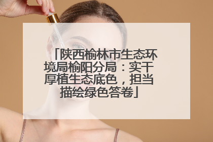 陕西榆林市生态环境局榆阳分局：实干厚植生态底色，担当描绘绿色答卷
