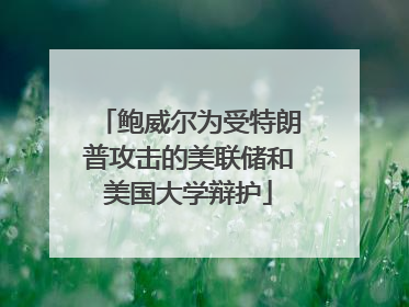 鲍威尔为受特朗普攻击的美联储和美国大学辩护