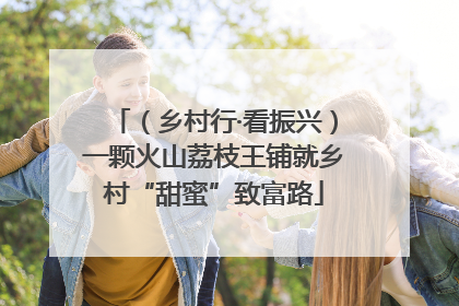 （乡村行·看振兴）一颗火山荔枝王铺就乡村“甜蜜”致富路