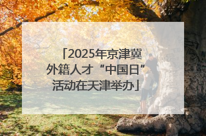 2025年京津冀外籍人才“中国日”活动在天津举办