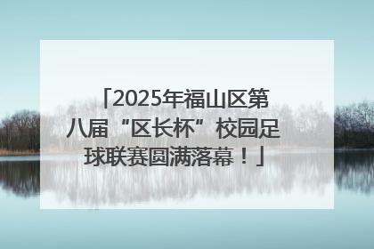 2025年福山区第八届“区长杯”校园足球联赛圆满落幕！