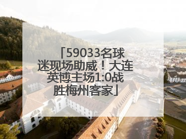 59033名球迷现场助威！大连英博主场1:0战胜梅州客家