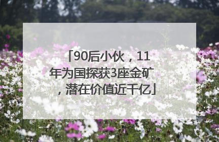 90后小伙，11年为国探获3座金矿，潜在价值近千亿