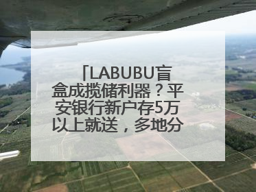 LABUBU盲盒成揽储利器？平安银行新户存5万以上就送，多地分支行跟进