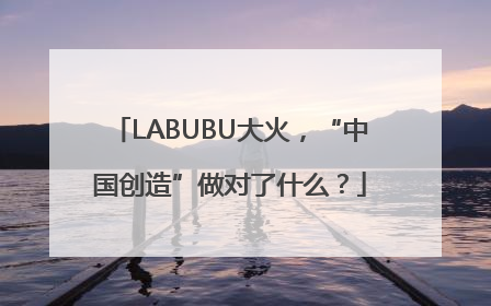 LABUBU大火，“中国创造”做对了什么？